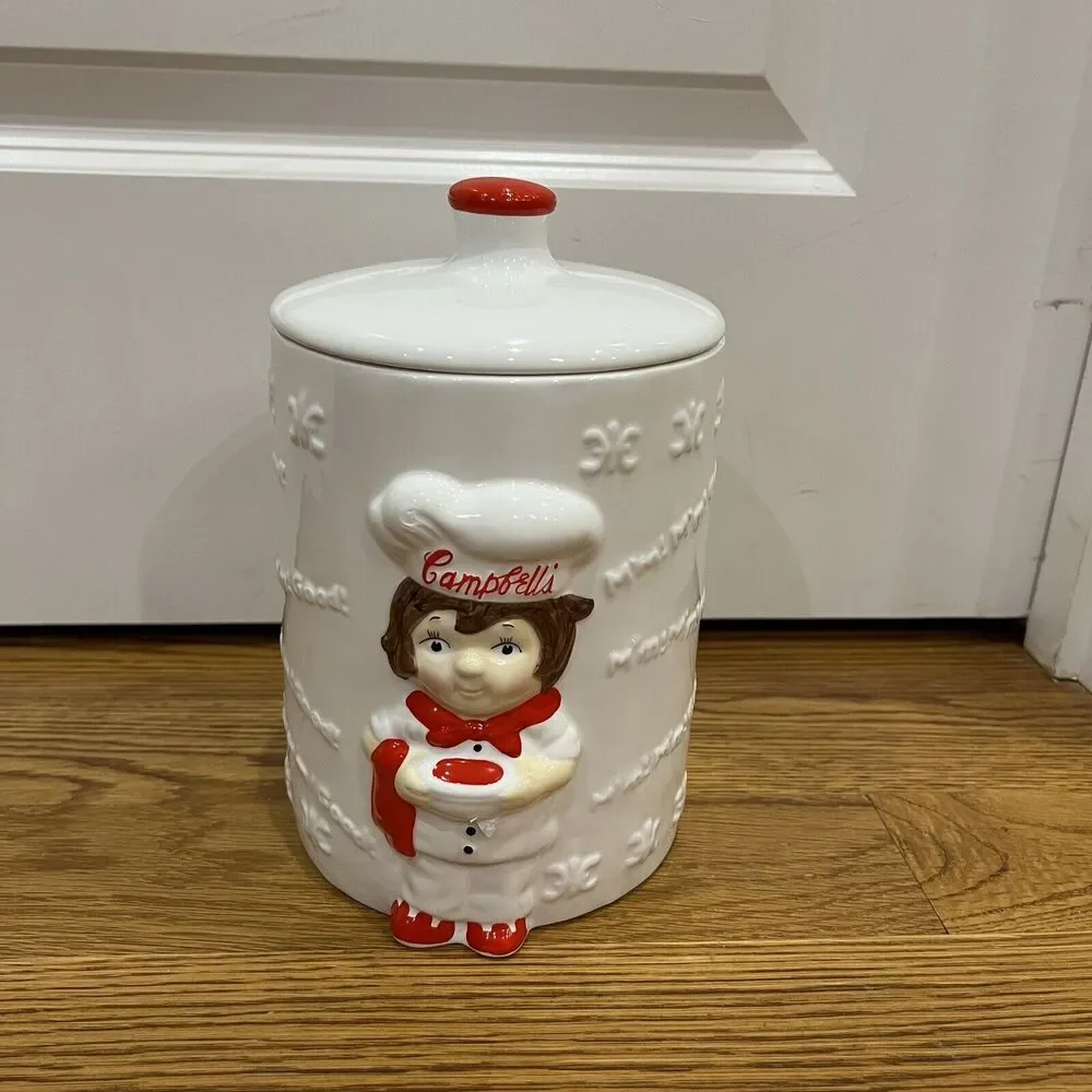 Campbell's‎ Soup Cookie-Cracker Jar 1999 Houston Harvest